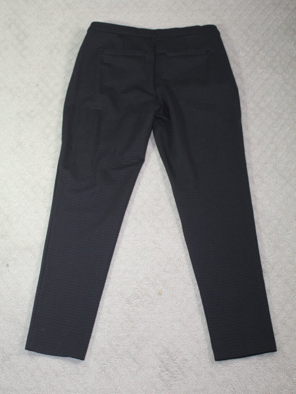 Liverpool Size 4/27 Black Textured Square Pattern Pants - Picture 2 of 8
